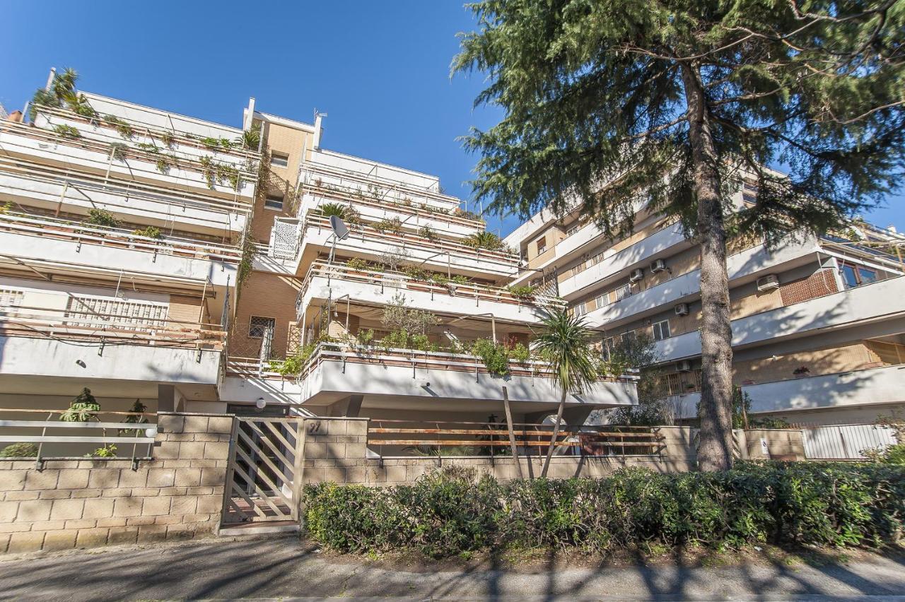 Eur Luminous And Large Family Terrace Apartment 로마 외부 사진